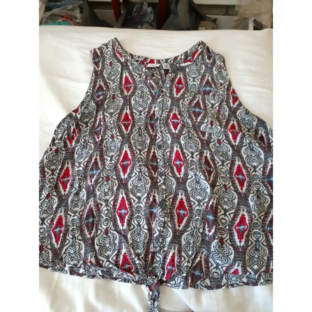 Cato woman 22 24 3x sleeveless tank top shirt boho casual summer blouse